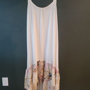 Grace & Lace Floral Chiffon High-Low Extender